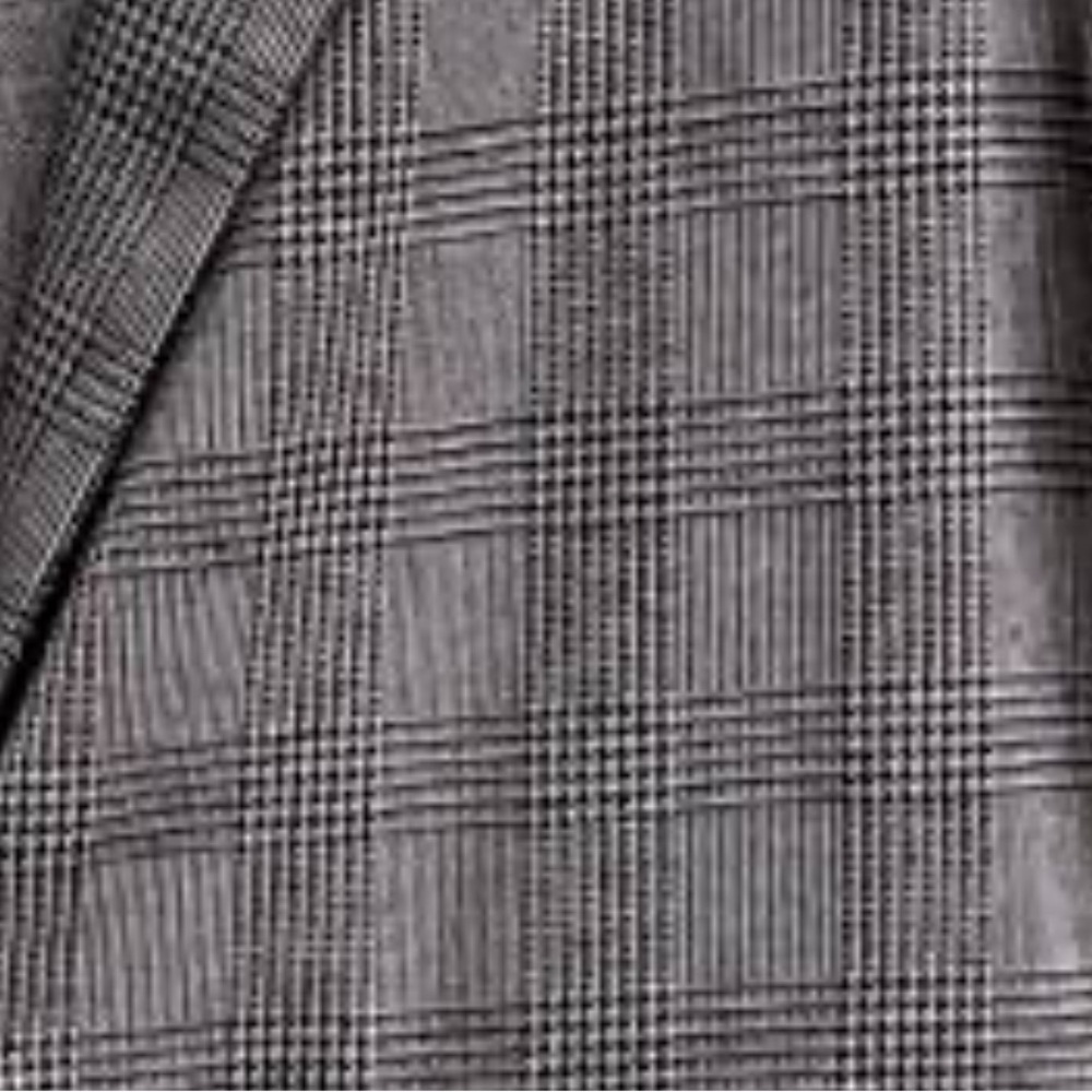 Good Luck Gem Grey and White Oversized Pattern Blazer Size L - Picture 6 of 6